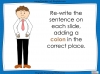 Colons and Semi-Colons - KS3 Teaching Resources (slide 8/43)